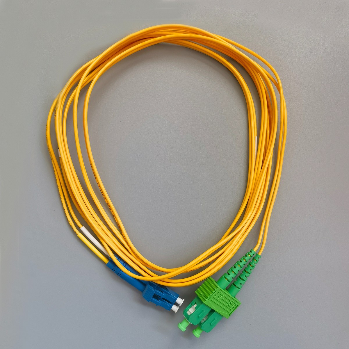Fiber Patch Cord LC/UPC-SC/APC Double Core1-20M 2.0mm Wholesale 1pcs/3pcs FTTH