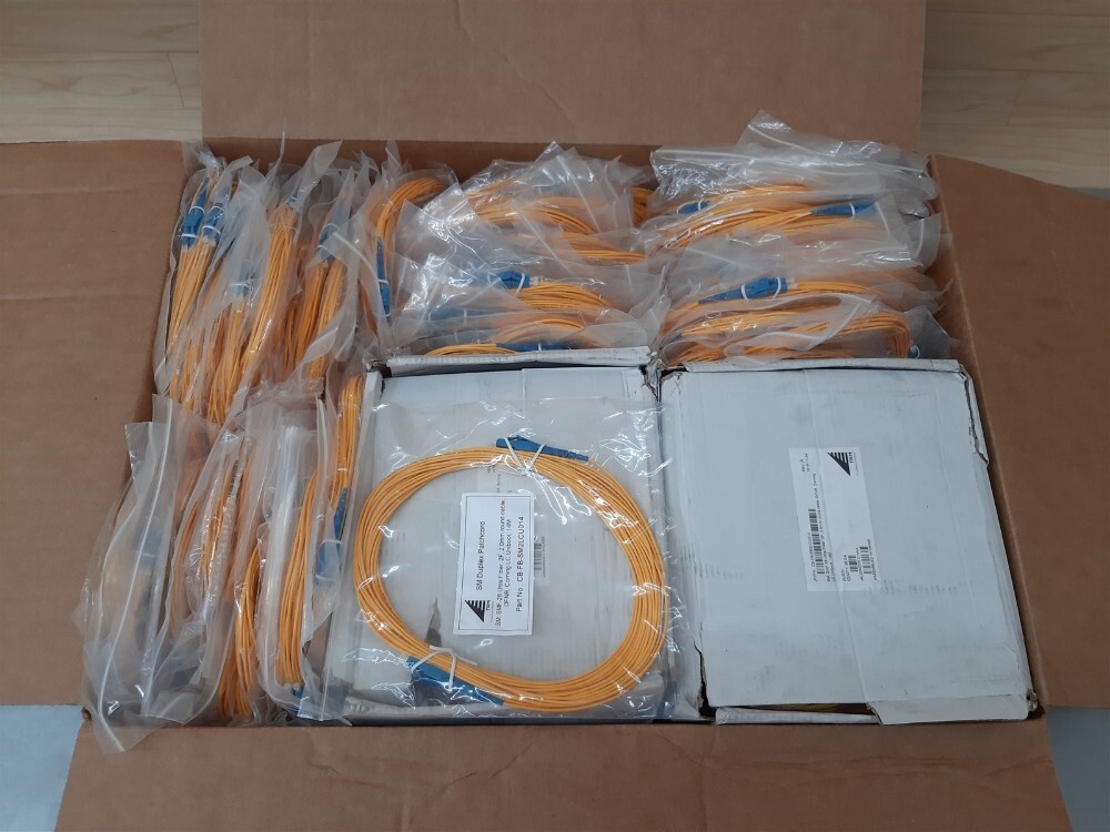 (Lot of 200) TRM CB-FB-SM2LCU014 Ultra Fiber Duplex 2.0mm Patchcords – 14M ea.