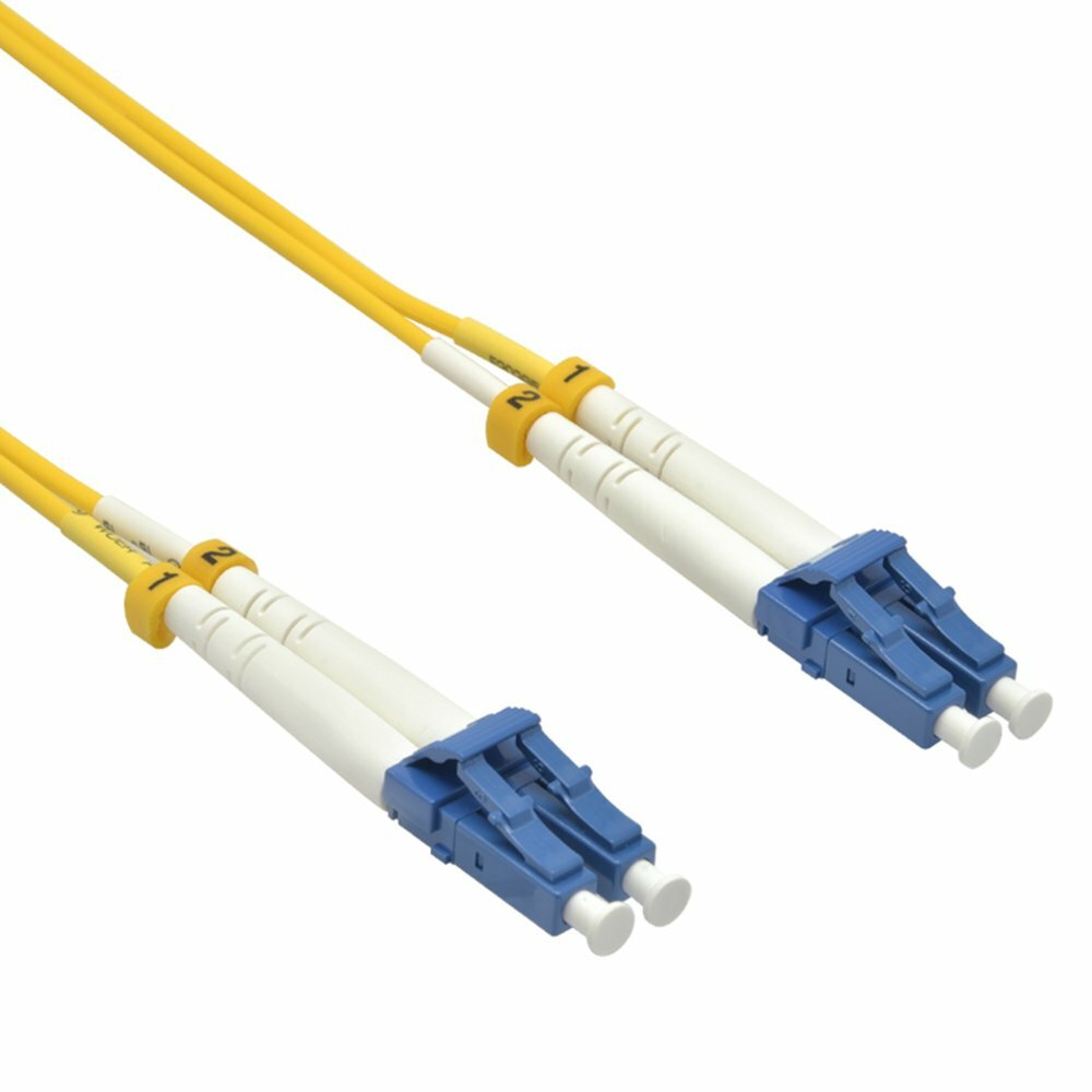 2m 5m 12m 20m 35m 50m LC UPC to LC UPC Duplex Single OS2 9/125 Fiber Optic Cable