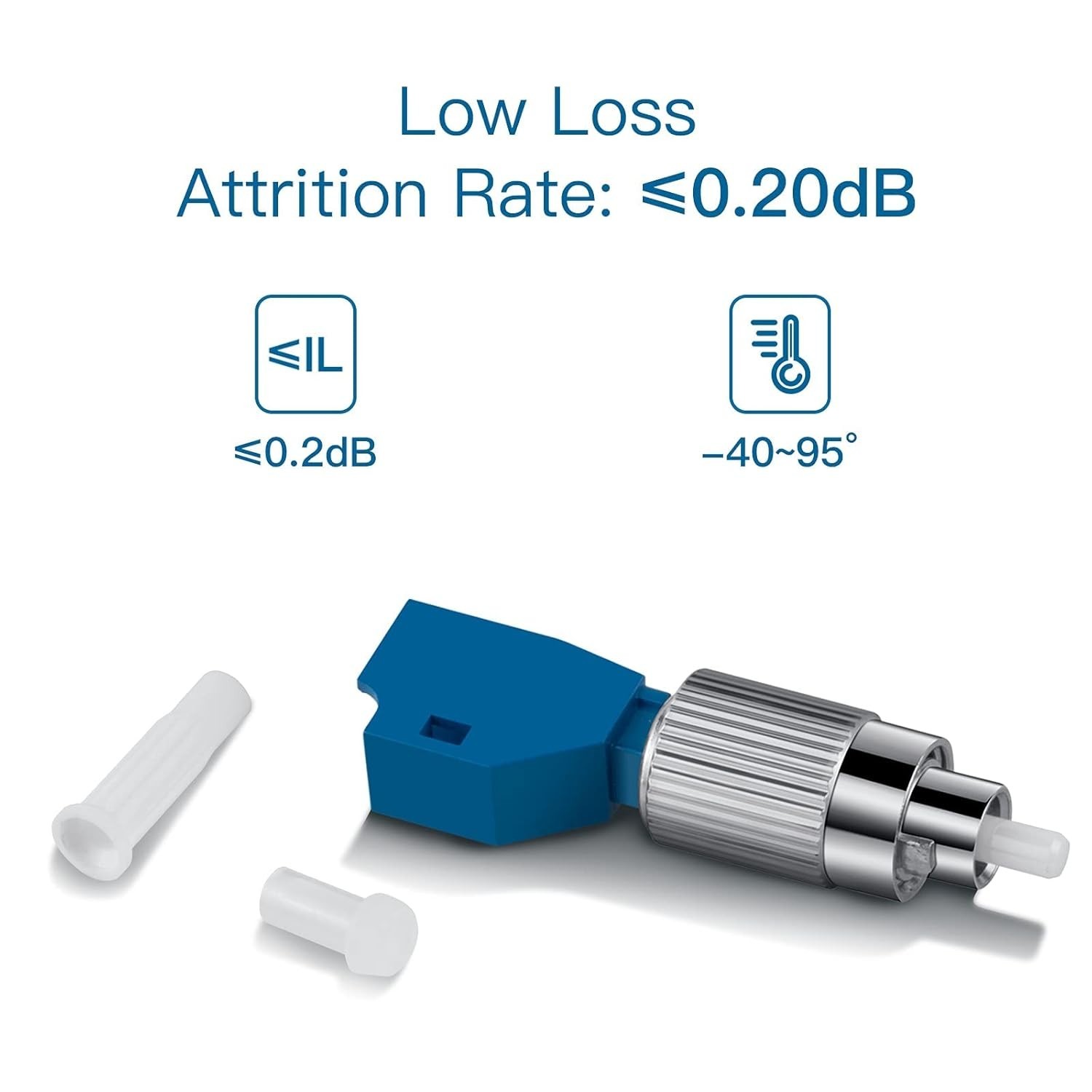 High Precision FC Male to LC Female Fiber Optic Adapters for Seamless Connection