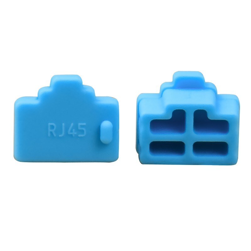 Ethernet Hub Port RJ45 Anti Dust Cover Cap Protector Plug RJ45 Dust Plug Laptop