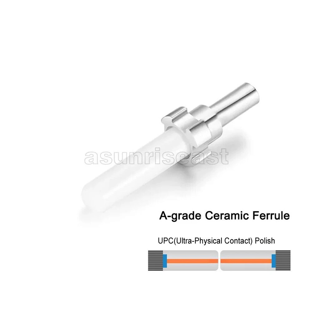 Armored Fiber Optic Patch Cord Cable Stainless Steel Armor LC SC FC ST 1-50m lot