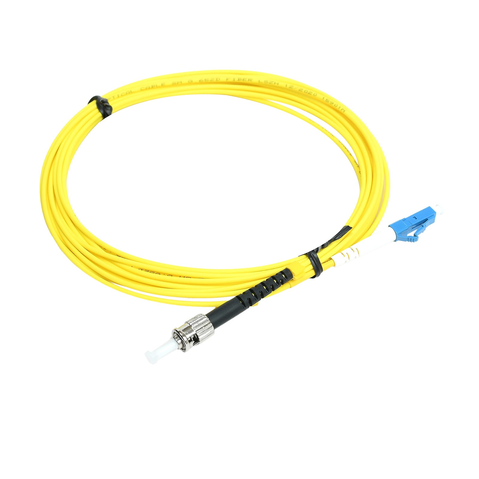 4 PCS 2M 6.5FT LC To LC OS2 Fiber Optic Patch Cable Singlemode Duplex 9/125m