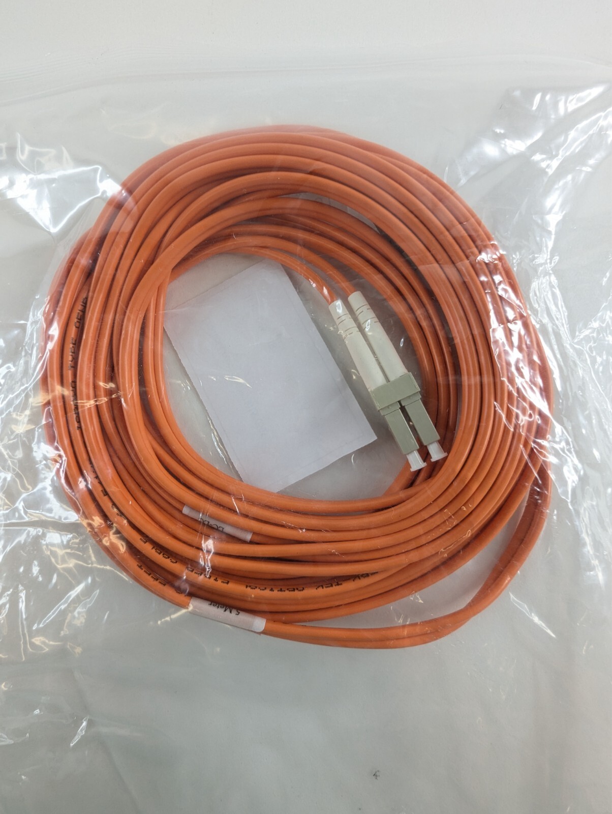 LC UPC to LC UPC Fiber Patch Cable 5m OM5 Duplex Multimode Network 2.0mm Berktek