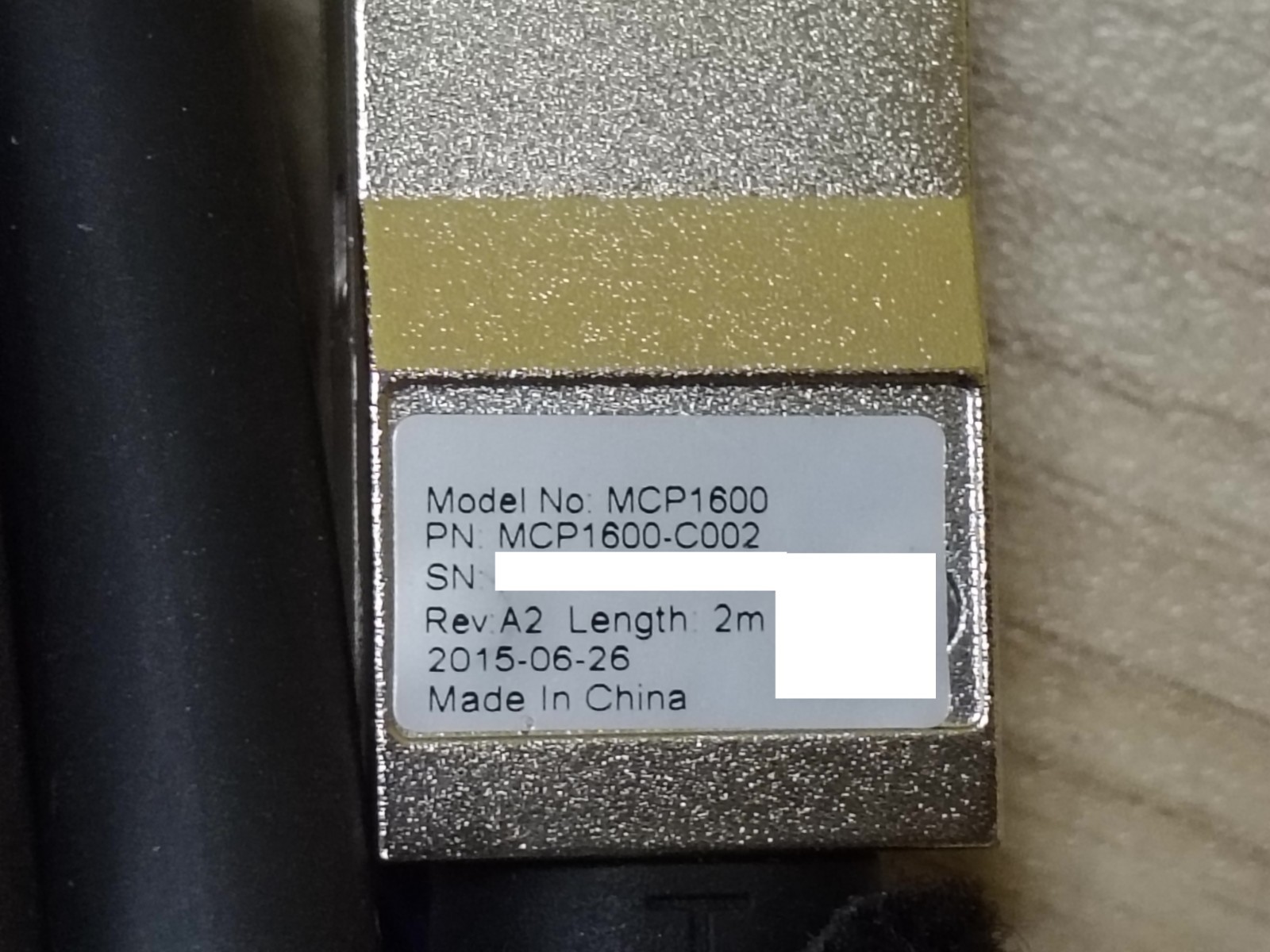 Mellanox MCP1600-C002 2m 100GbE QSFP28 DAC