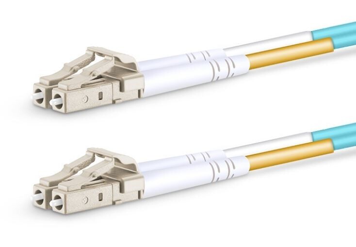 FS-5m LC UPC to LC UPC Duplex 2.0mm PVC OM3 Multimode Fiber Optic Patch cable