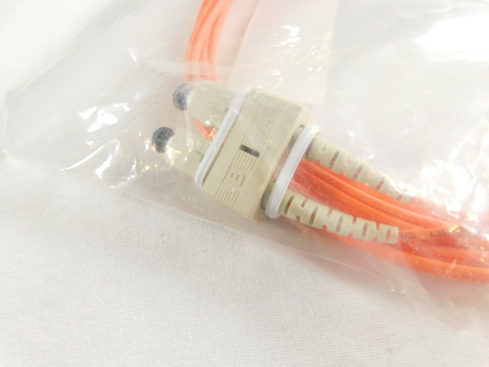 LC-SC 50/125 DX50LCSC2.0mm-03M Corning Fiber Patch Cable – 3 Meters – LOT OF 3