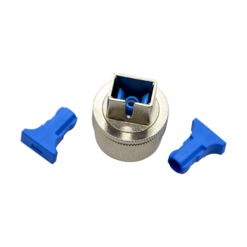 Adjustable Fiber Optic Attenuator 0~30dB FC SC ST LC SMA Mechanical Flange Type