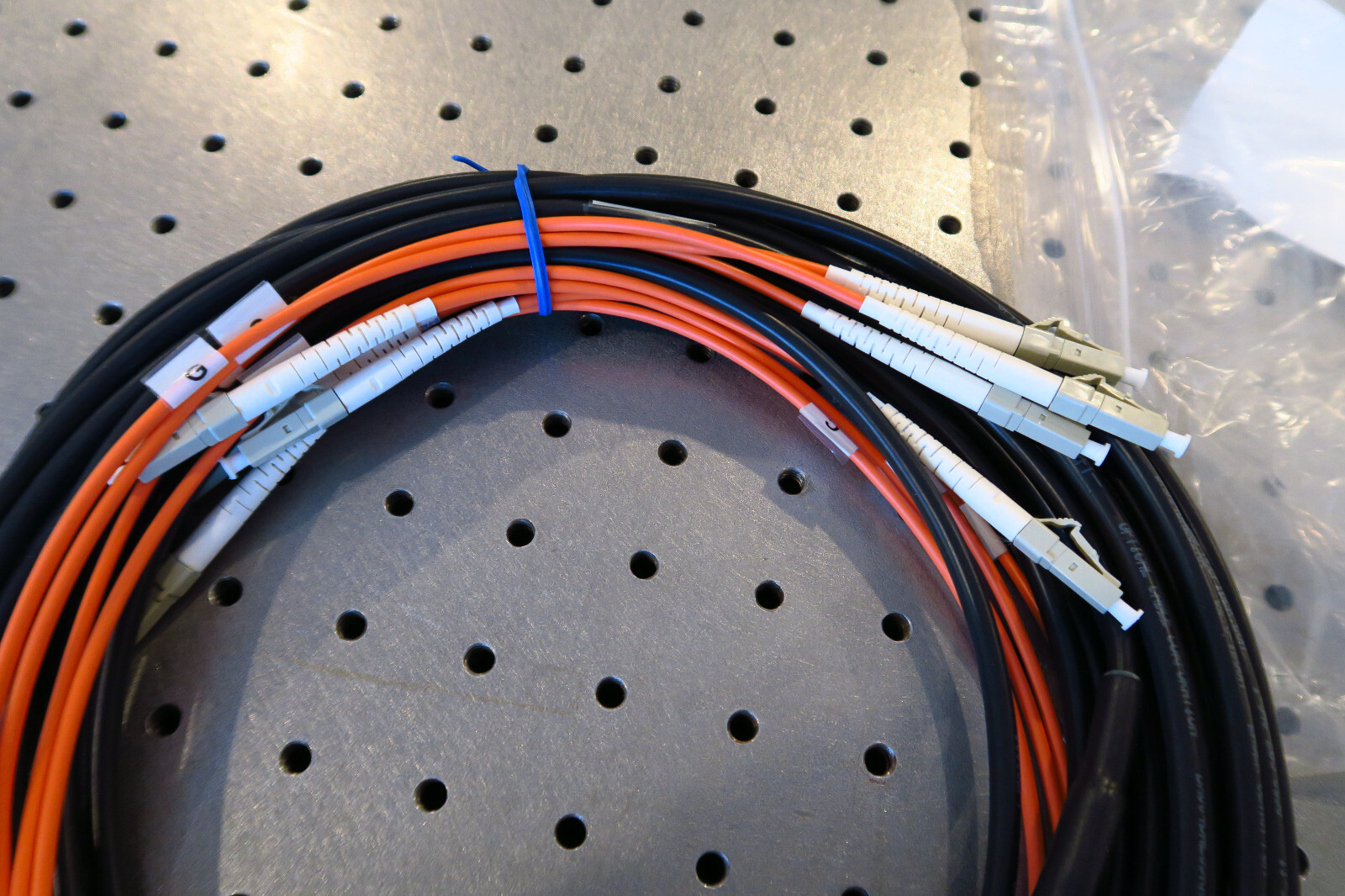 10M 30FT Armored Multi-Mode LC-LC 4 Strand Fiber Optic Cable Gefen CAB-LC-30 NEW