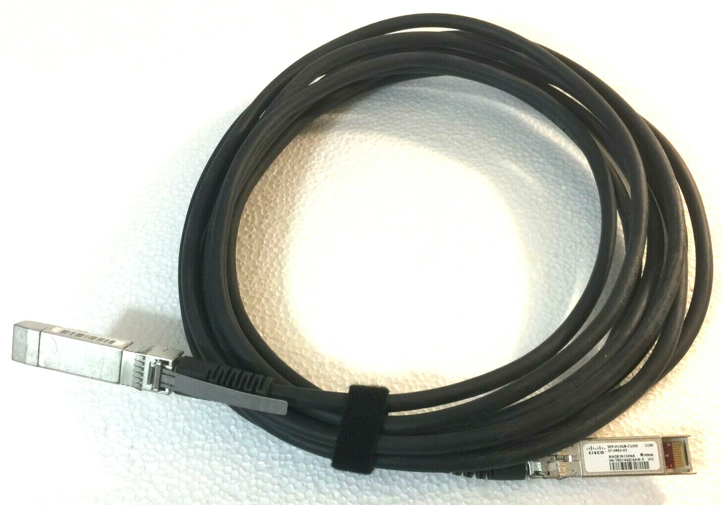 CISCO SFP-H10GB-CU5M V02 COPQAA5JAB 5M 5 Meter DAC 10G 10Gb SFP+ Fiber Cable