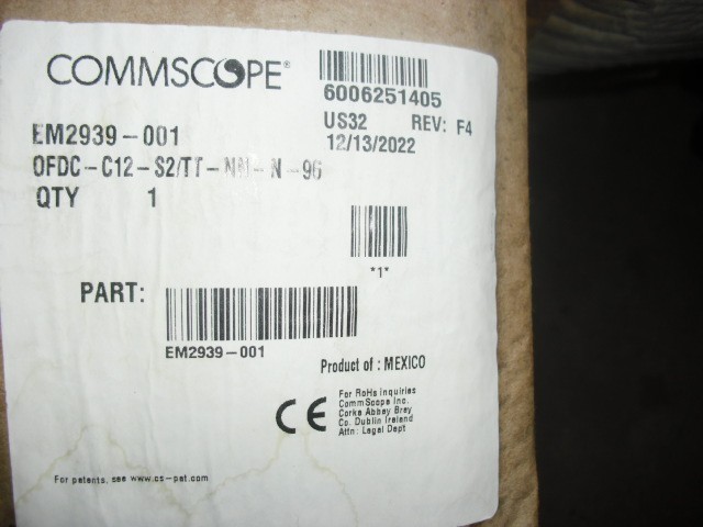 COMMSCOPE OFDC C12 S2/TT-NN-N-96 Fiber Optic Splice/Patch Closure EM2939-001