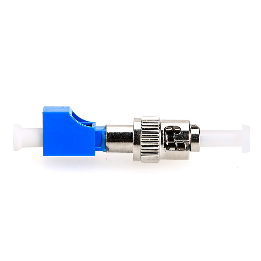 ST/UPC Male to LC/UPC Female SM Adapter Fiber Optical Coupler Flange Converter