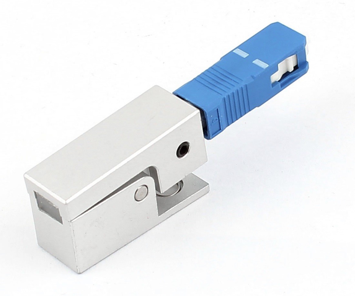 FTTH Fibre Optical Connector For Server Rack SC Bare Fiber Optic Adapter