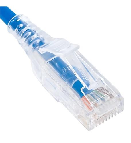 ICC Patch cord cat 6 slim clear sr 5ft bl TDICC-ICPCSH05BL Patchcords