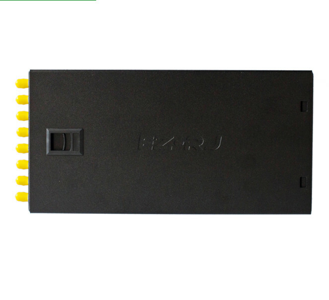 8-port ST fiber optic terminal box thickened 1.0MM including flange + pigtail