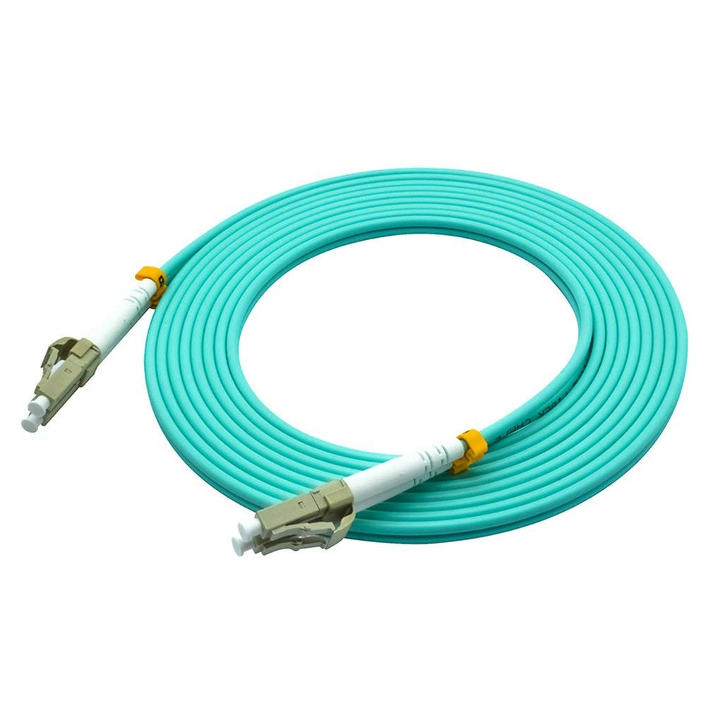 1Meter 3ft LC To LC Duplex 50/125 10G OM3 Multi Mode Fiber Optic Cable Jumper