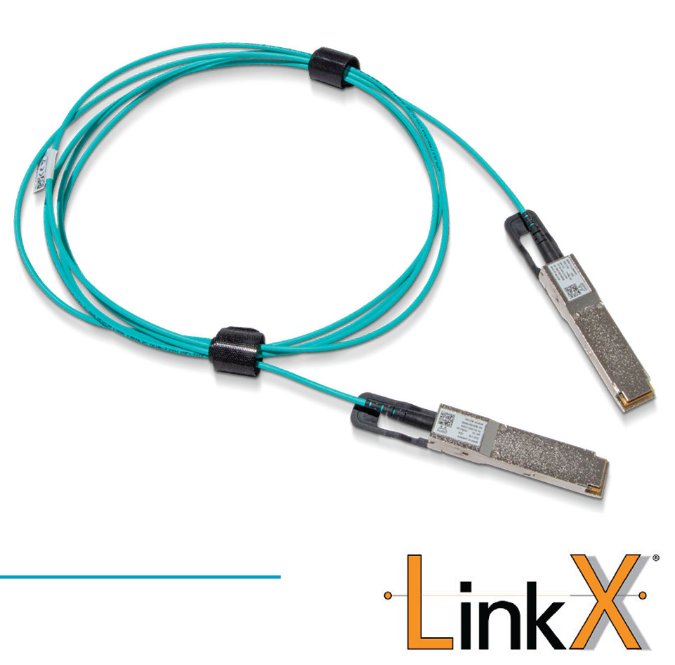 Mellanox 50m Active Fiber Cable IB HDR Up to 200Gb/s QSFP56 LSZH Black Pulltab