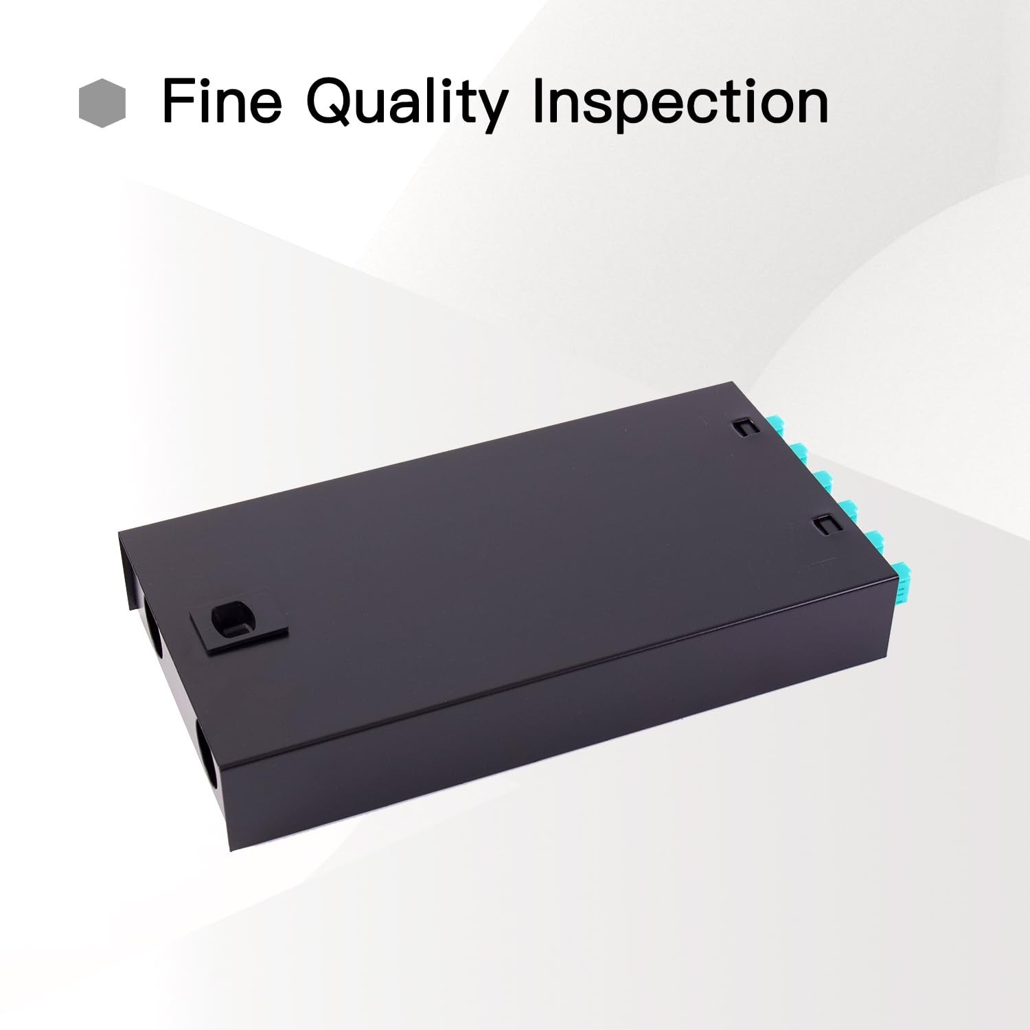 Durable 6 Port Duplex LGX Fiber Enclosure Kit: 12 Strand LC Pigtails Included