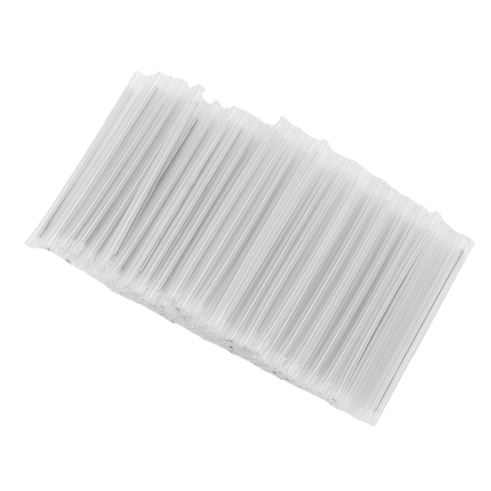200 Pcs Fiber Optic Fusion Splice Sleeve 60mm Length PE EVA Clear Bare Fiber