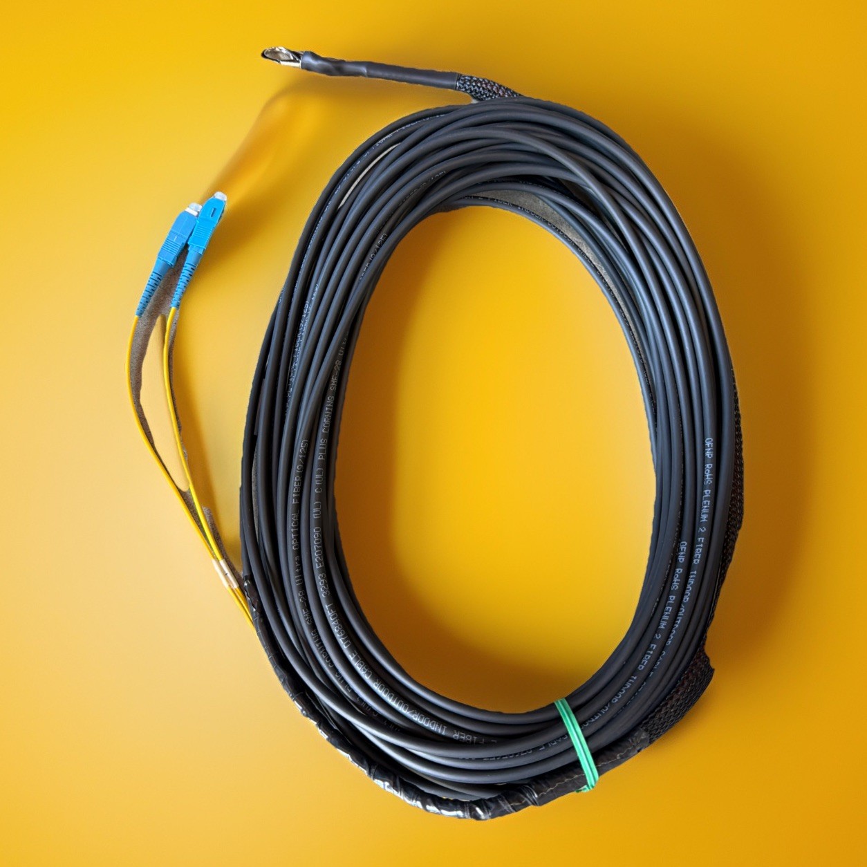 🔥1 Unit ~ Fiber Optic LC/SC 18M Cable Assembly Z022B1P2E1-3M018P1 Duplex🔥