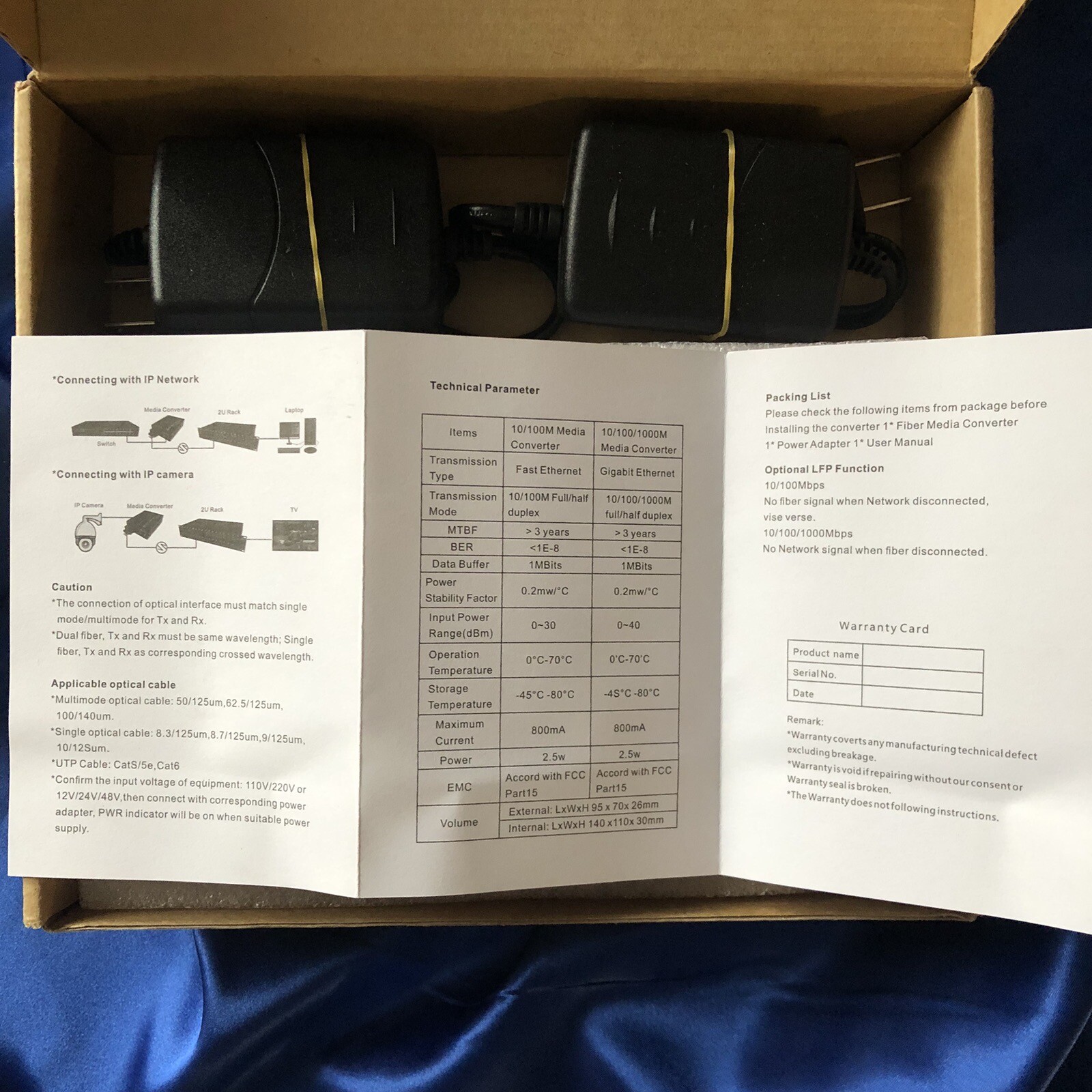 Fiber Ethernet Media Converter