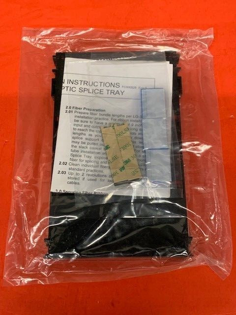 LL4808-L/R Fiber Optic Splice Tray 12ct Lot of 5