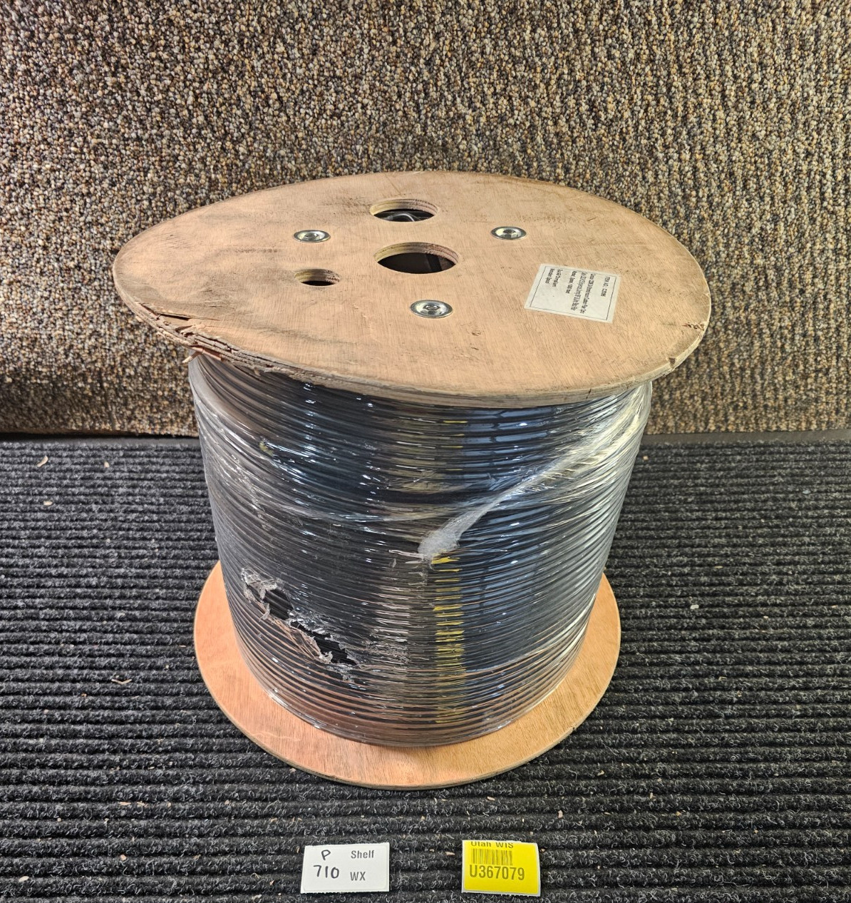 COMZON 1000 ft Indoor/Outdoor 24 Strand OS2 9/125 Singlemode Fiber Optic Cable
