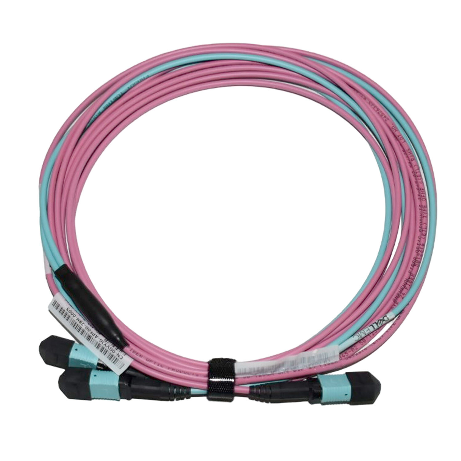 Dell 5M MPO12 OM4 Fiber Optic Cable 40/100Gbps High-Speed Data Center GVYJG