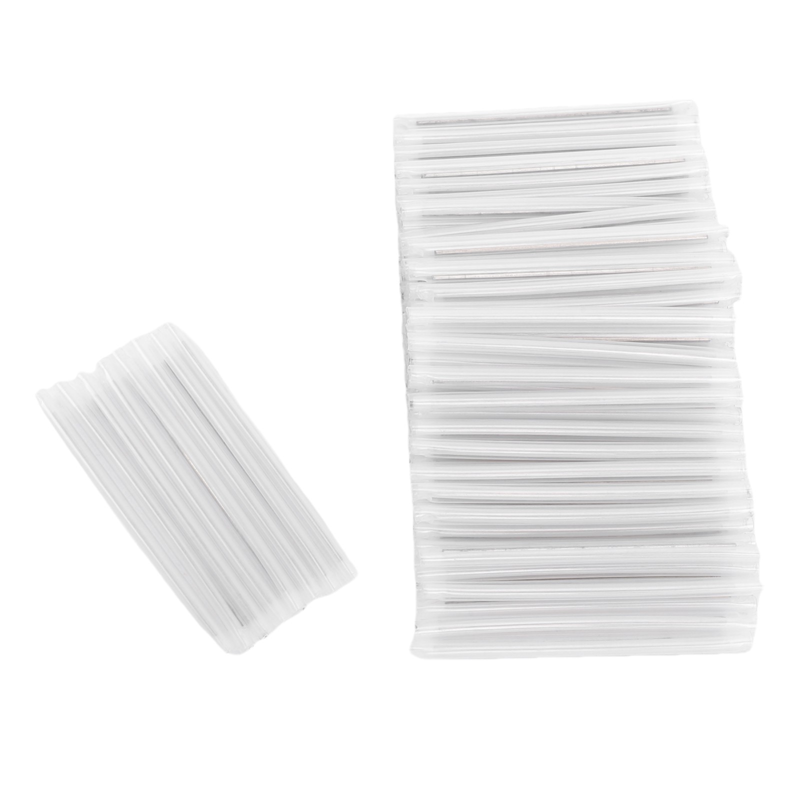 200 Pcs Fiber Optic Fusion Splice Sleeve 60mm Length PE EVA Clear Bare Fiber