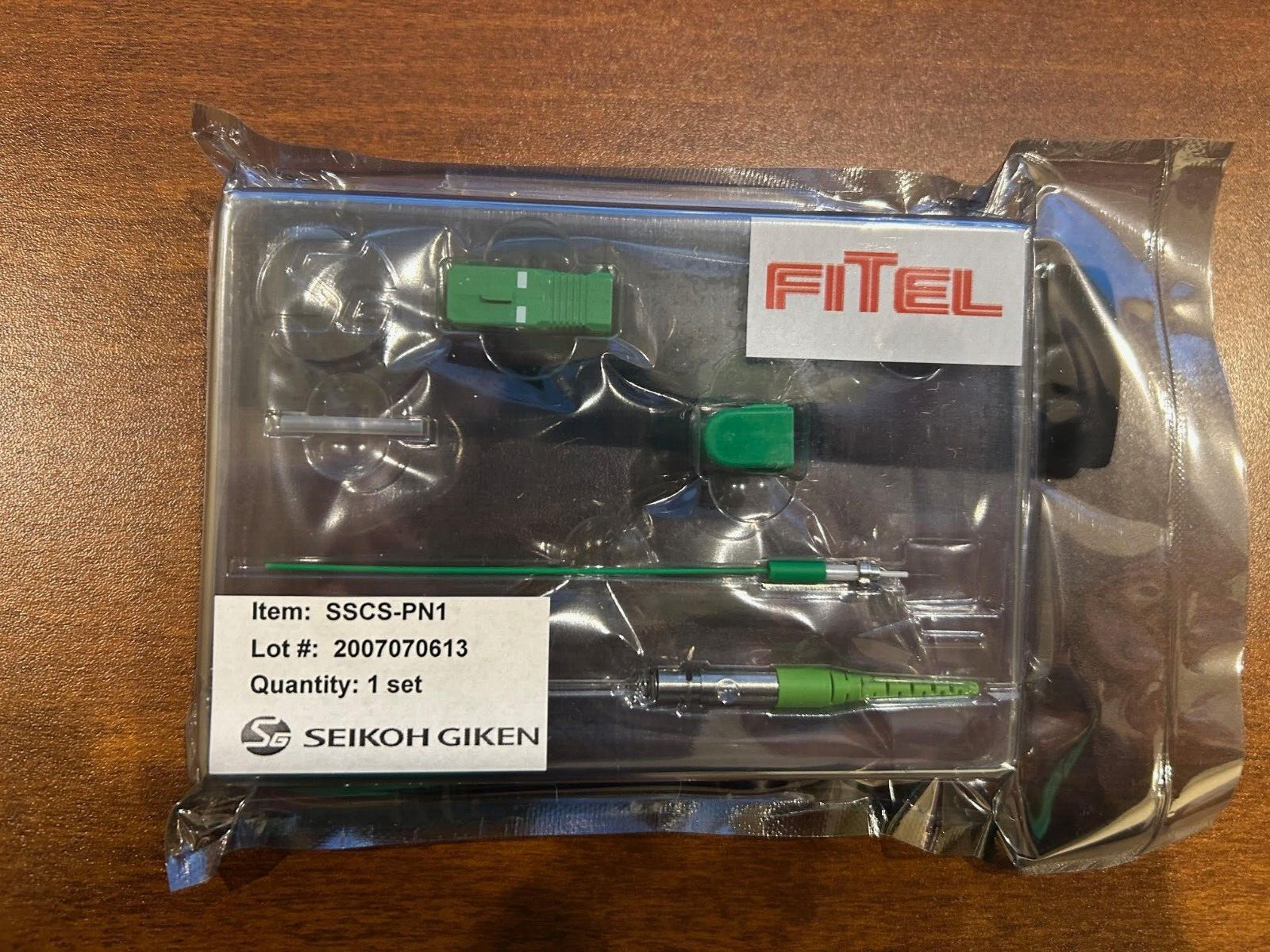 Fitel Seikoh Giken SSCS-PN1 APC Optical Fiber Splice Kit for 900um tight buffer