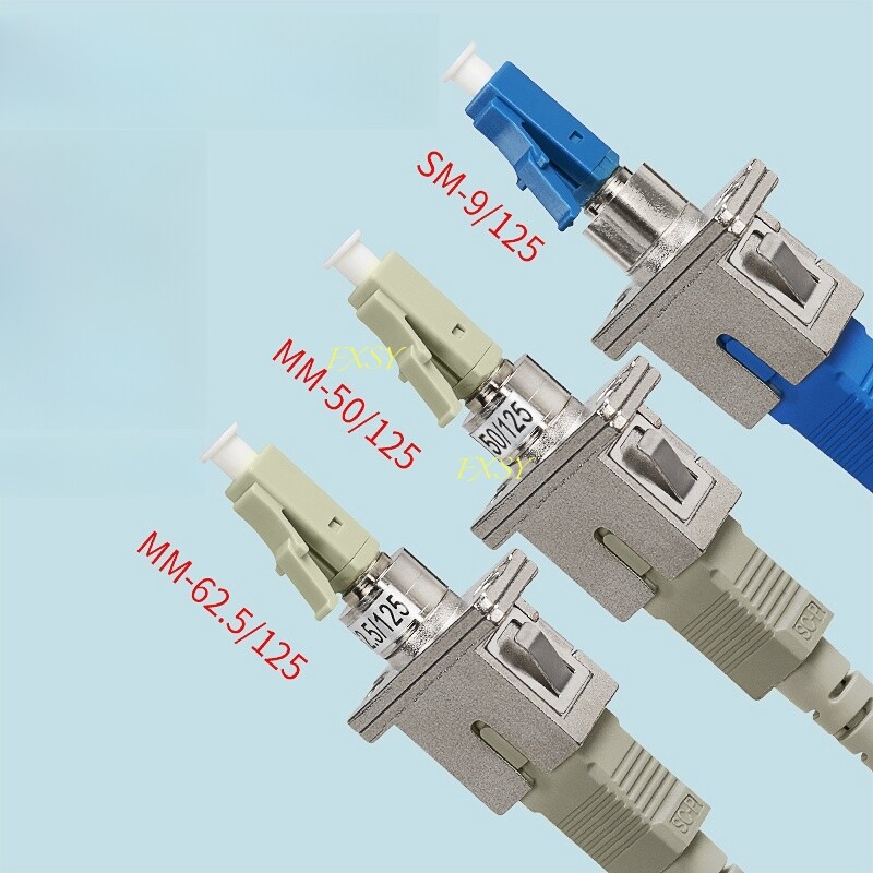 LC/UPC Male to SC/UPC Female SM MM Hybrid Fiber Optical Adapter Optic Converter