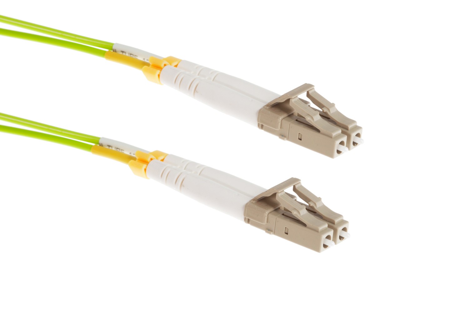LC-LC Multimode Duplex 50/125 Fiber Patch Cable, OM5, 15M – Lifetime Warranty