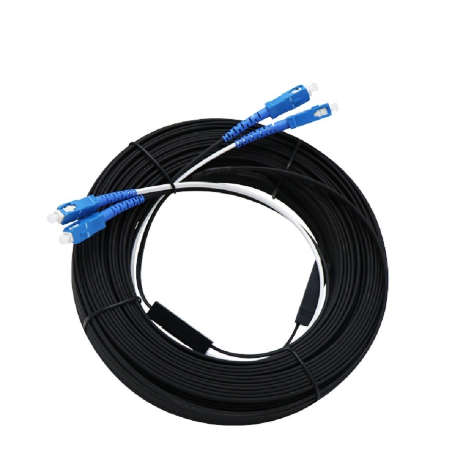 500M Optical Fibre Cable Single Mode G657A Duplex SC UPC Outdoor Ftth Patch Cord