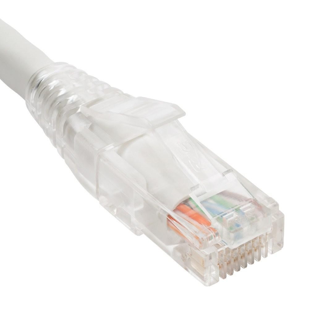ICC Patch cord cat6 clear boot 25 white TDICC-ICPCST25WH Patchcords
