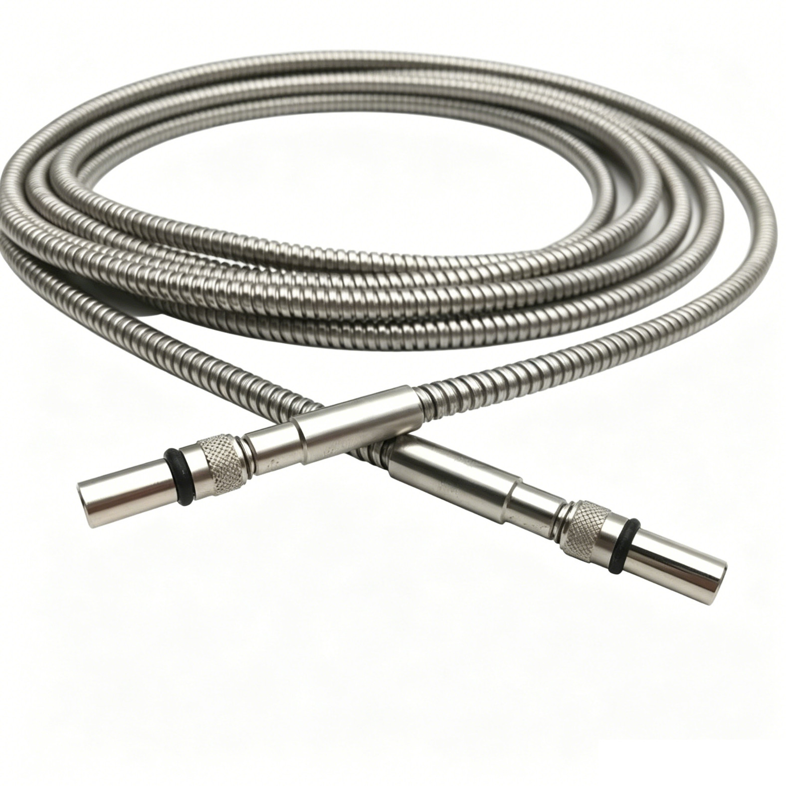 SMA905 Round-SMA UV-VIS Metal Ferrule Fiber 500um 1M Armored Fiber Optic Cable