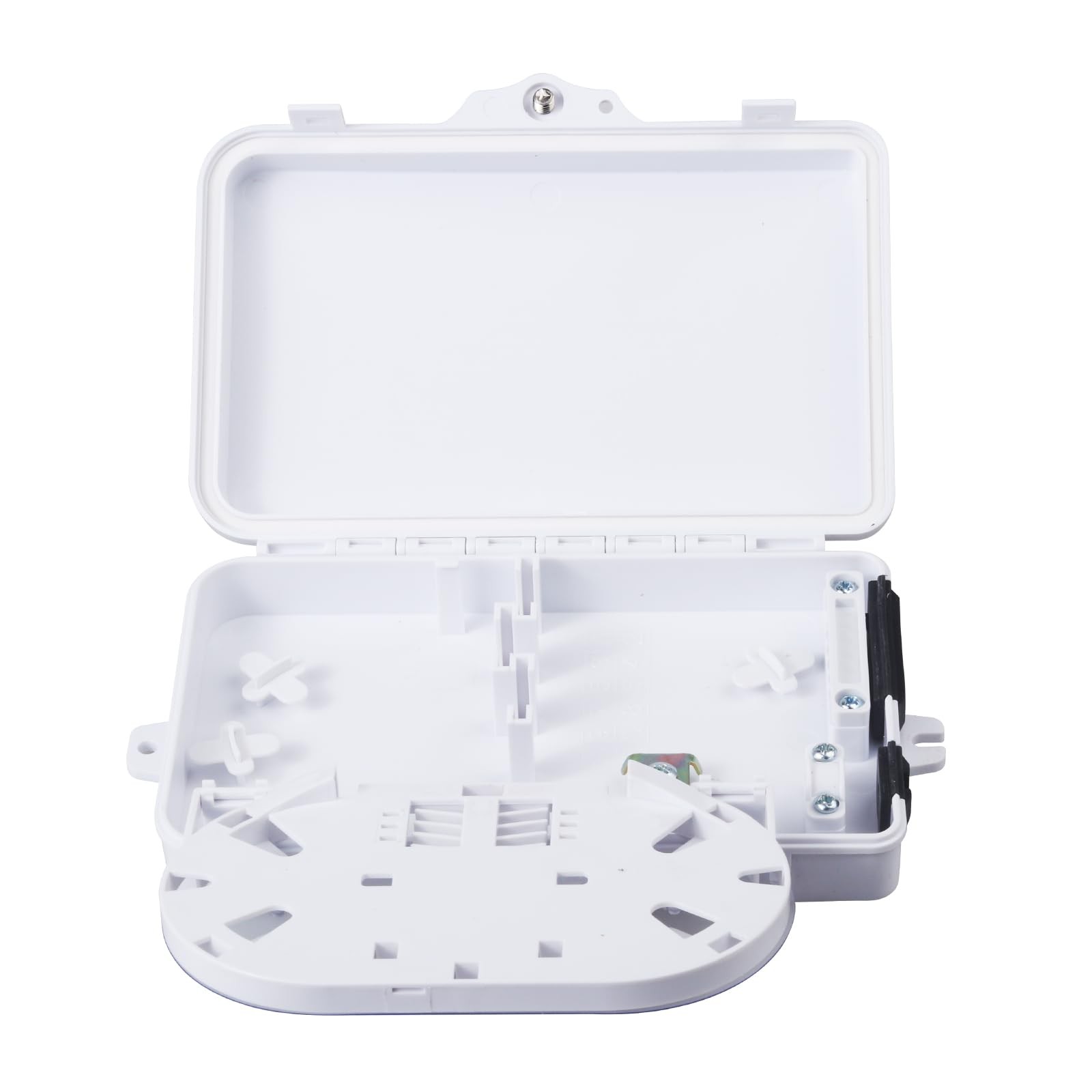 6 Core Fiber Optical Terminal Box Distribution Enclosure LC Duplex Coupler