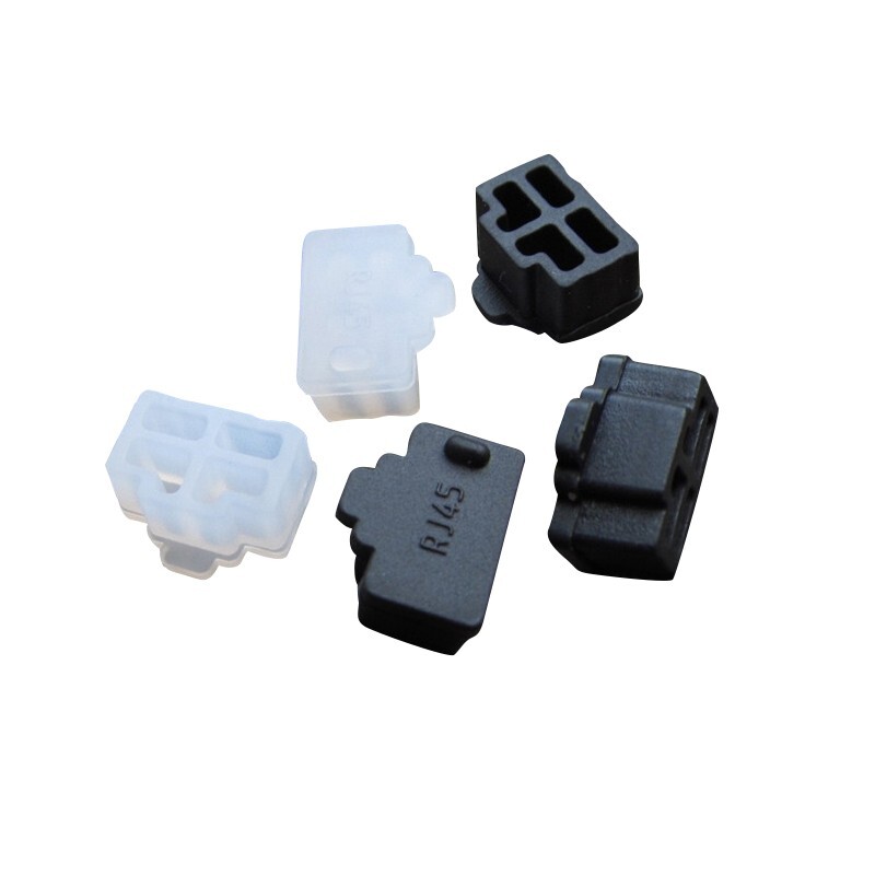 Soft Silicone RJ45 Port Cover Dust Plug Baffle Protector Dust Cover Laptop LAN