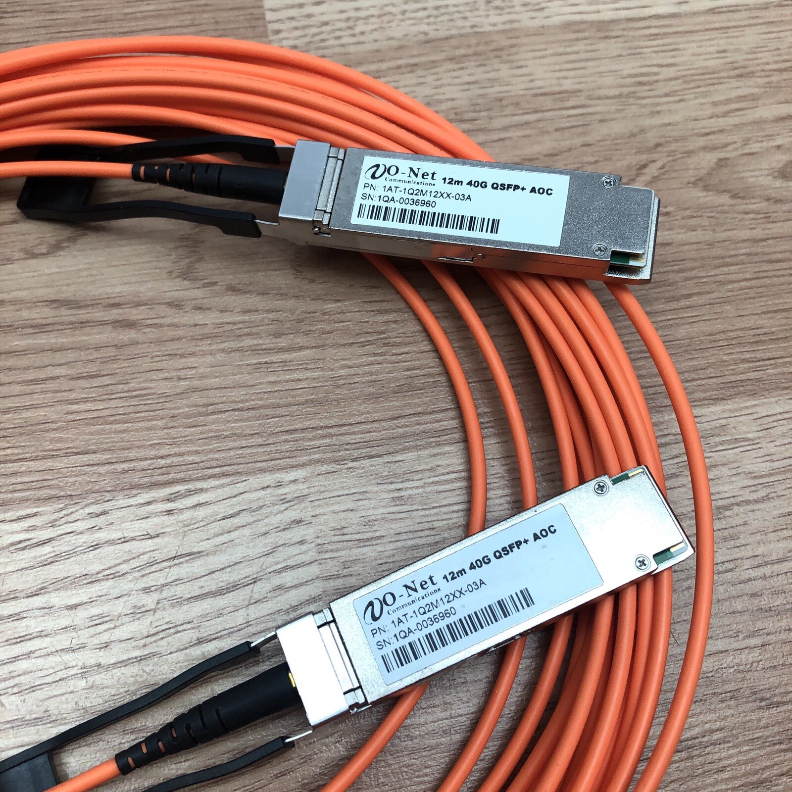 O-NET1AT-1Q2M11XX-03A COMMUNICATIONS CABLE FIBER 39.3FT (12M)ACTIVE OPTICAL CABL