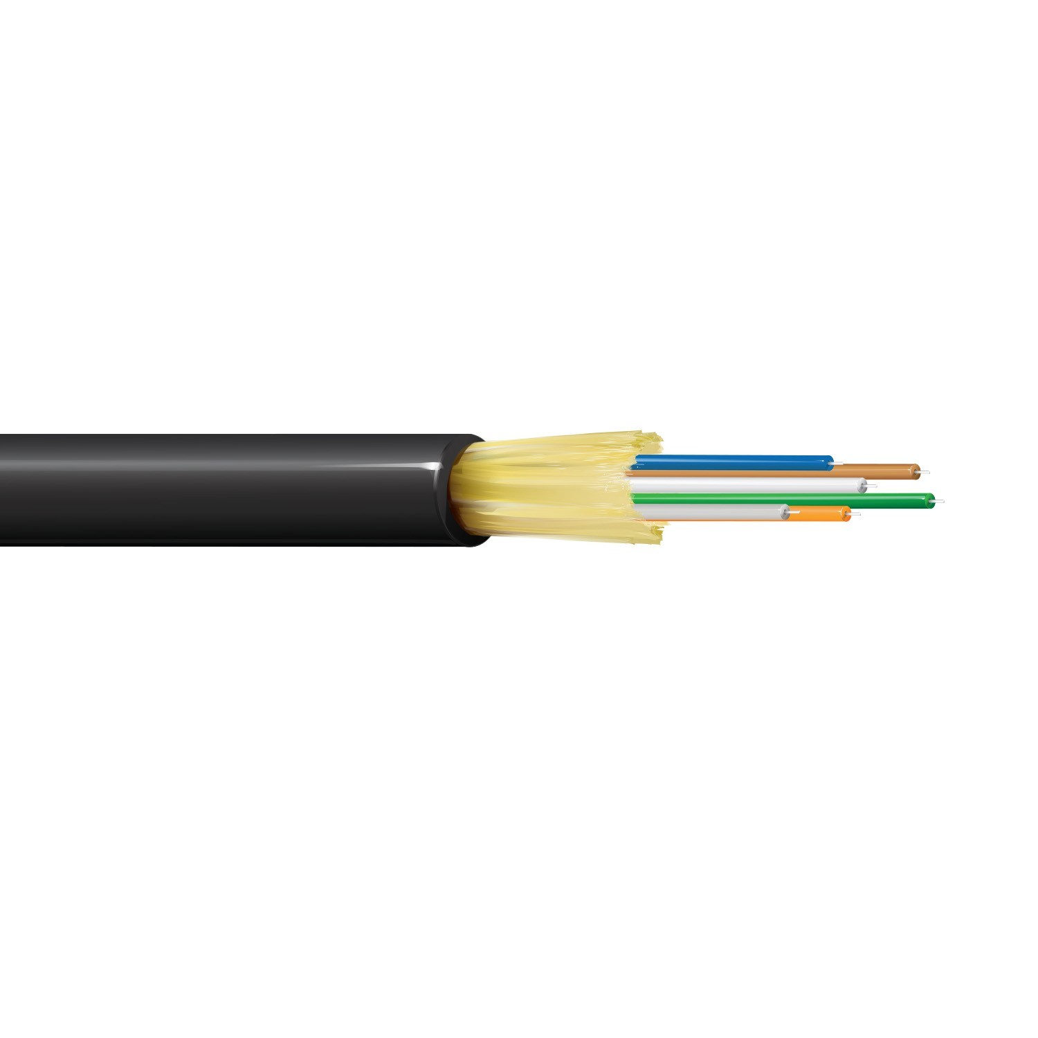 1000′ Belden FD3D006P9 6 Fibers Indoor/Outdoor Plenum OM3 Distribution Cable