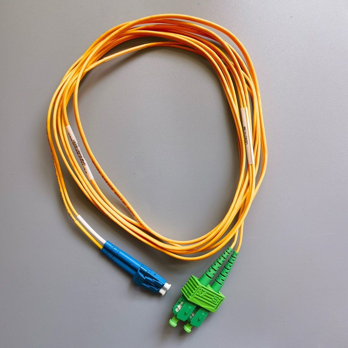 Fiber Patch Cord LC/UPC-SC/APC Double Core1-20M 2.0mm Wholesale 1pcs/3pcs FTTH