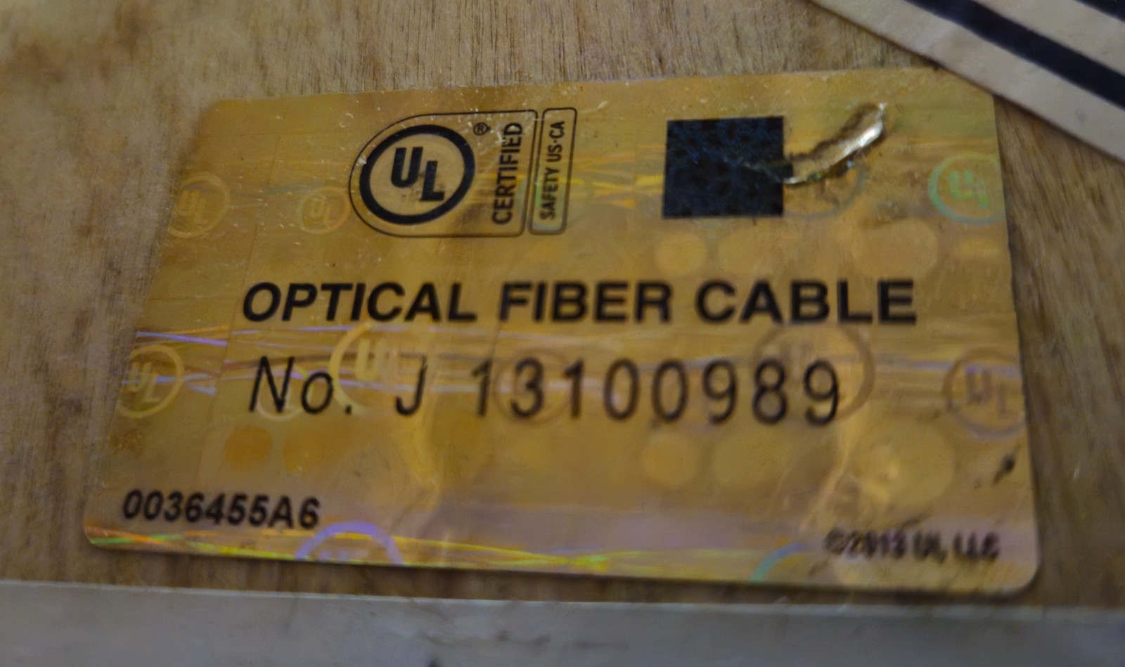 Hitachi 60522-12 Fiber Optic Cable 12 Fiber Single-Unit Plenum 50 UM OM3, 335 Ft