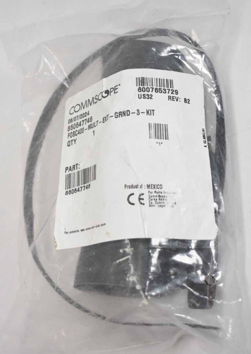 Commscope 860647746 FOSC400-MULT-EXT-GRND-3-KIT Black Plastic Tube 6007653729