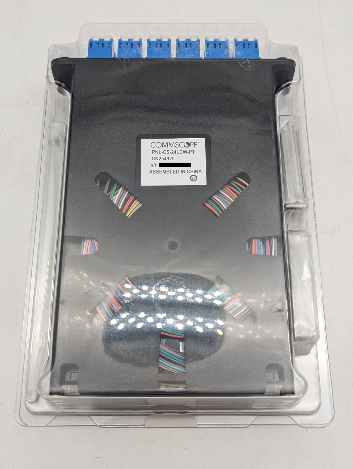 Commscope PNL-CS-24LCW-PT Fiber Optic Teraspeed Splicing Cassette 24LC Black