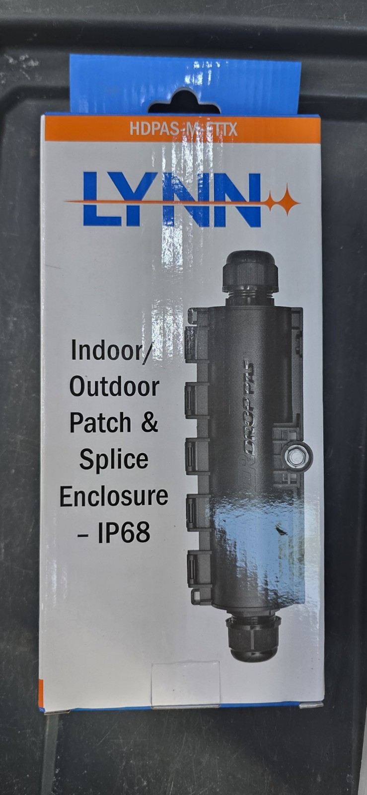 Waterproof Indoor/Outdoor Burial Patch & Splice Fiber Coax CAT6 CAT5e Enclosure