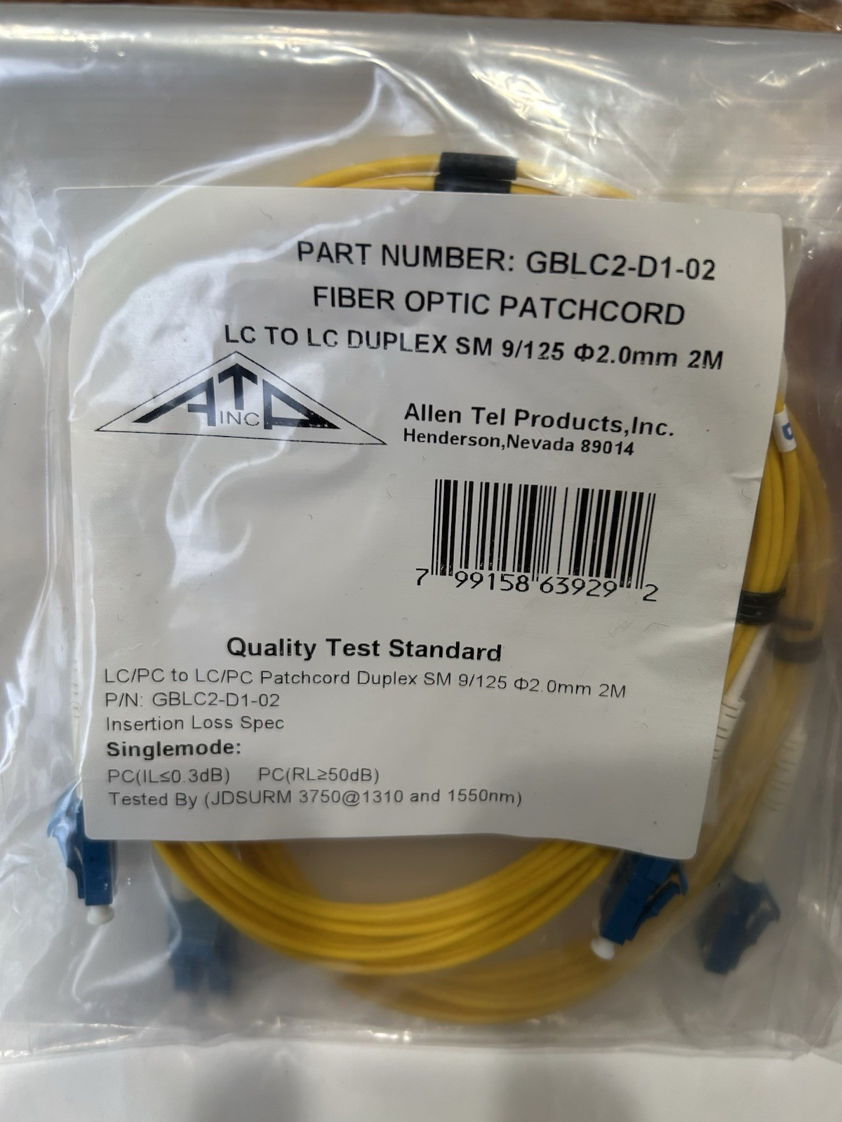 Fiber Lot Corning, commscope, unicams, patch cord, fanout kit, Allen tel,