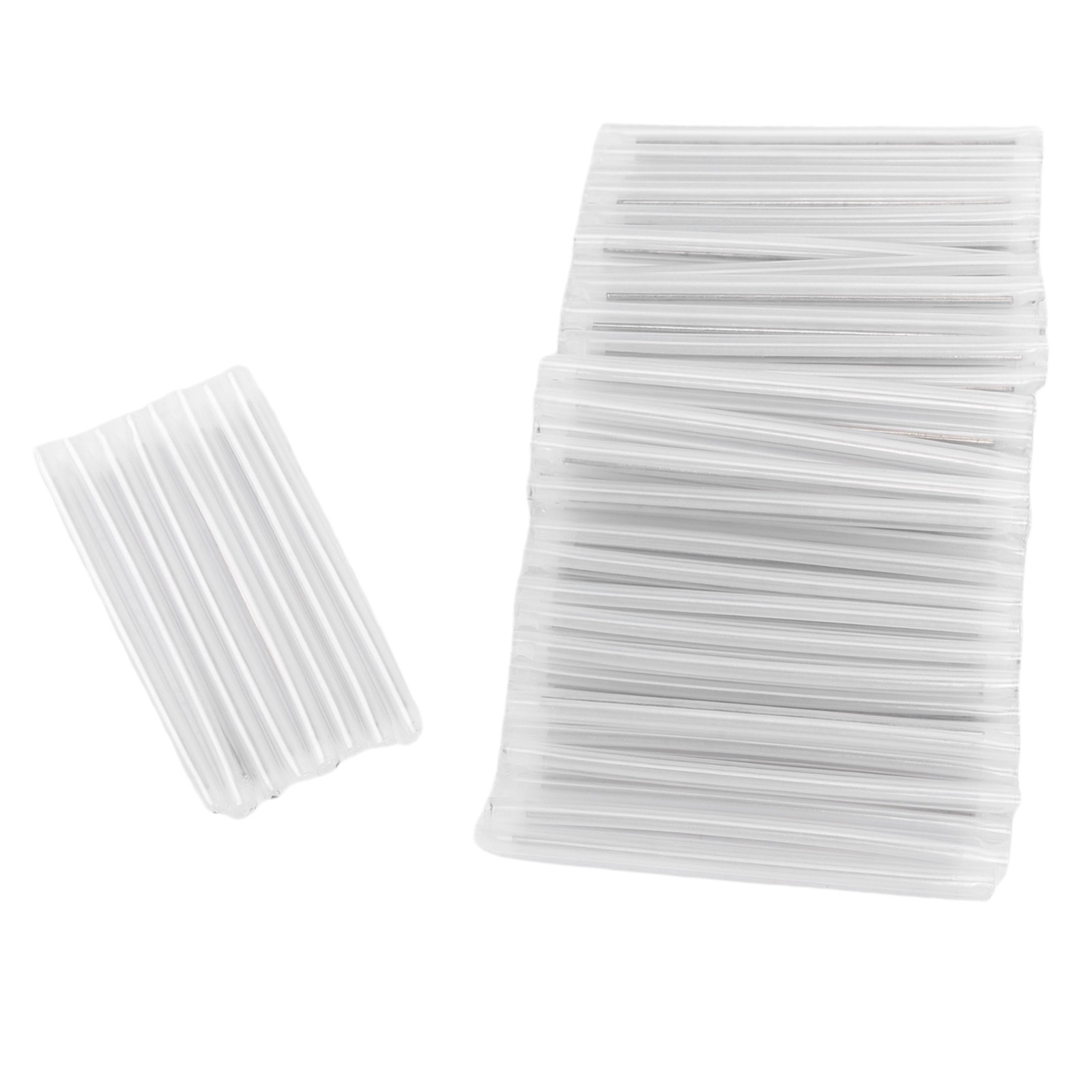 200 Pcs Fiber Optic Fusion Splice Sleeve 60mm Length PE EVA Clear Bare Fiber