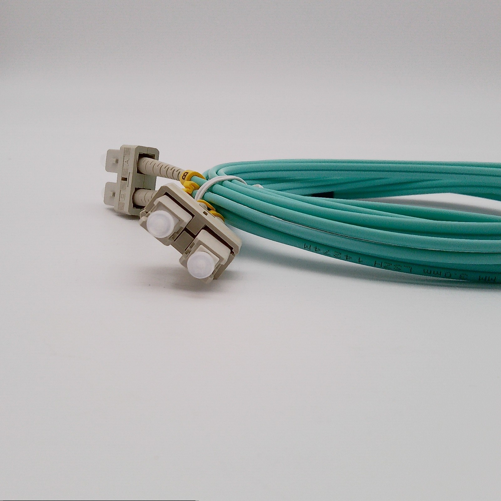 5 Pack 1M OM3 LC to LC Fiber Patch Cable 10/40Gb Duplex 50/125um Multimode
