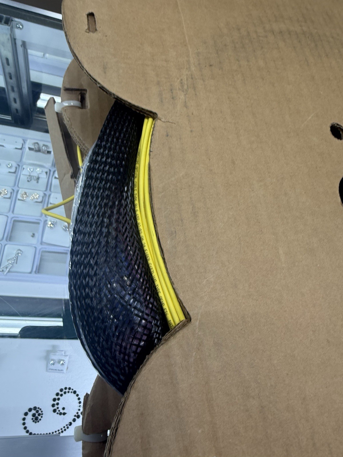 CommScope Loaded Fiber Optic Cable Shelf Patch Panel 150 Ft Stored 46 Mts Stored