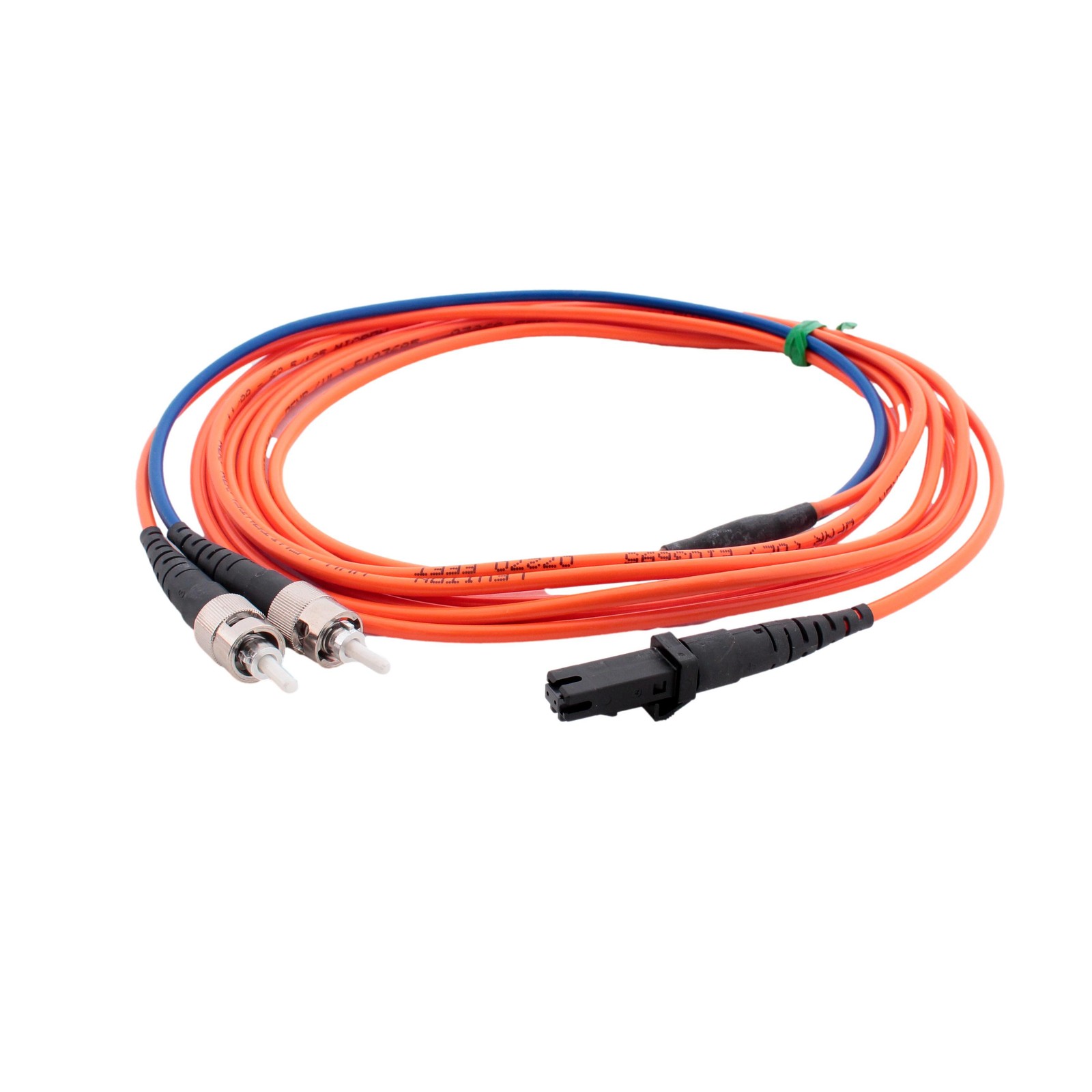 Leviton 498MT-M03 Orange 3M Fiber Optic Multi-Mode Duplex Patch Cable MT-RJ ST