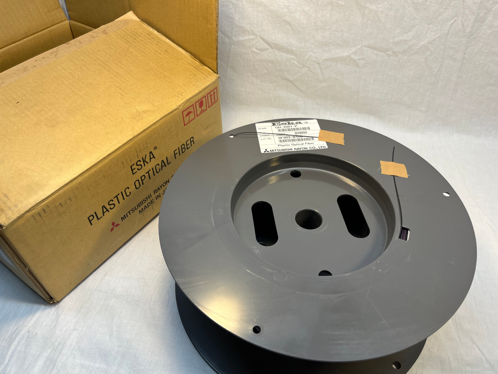 Mitsubishi Eska GH-2001-P Plastic Optical Fiber 1000 M .5x1mm Fiberoptic NOS